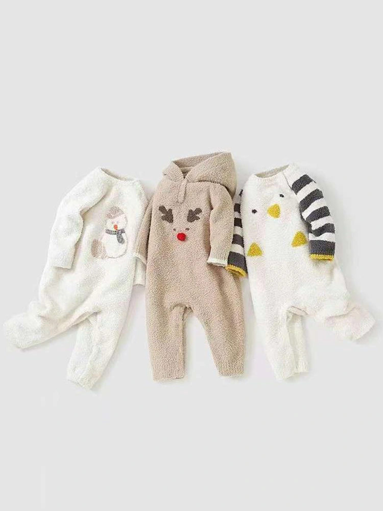 Pijama de lã outono e inverno para crianças